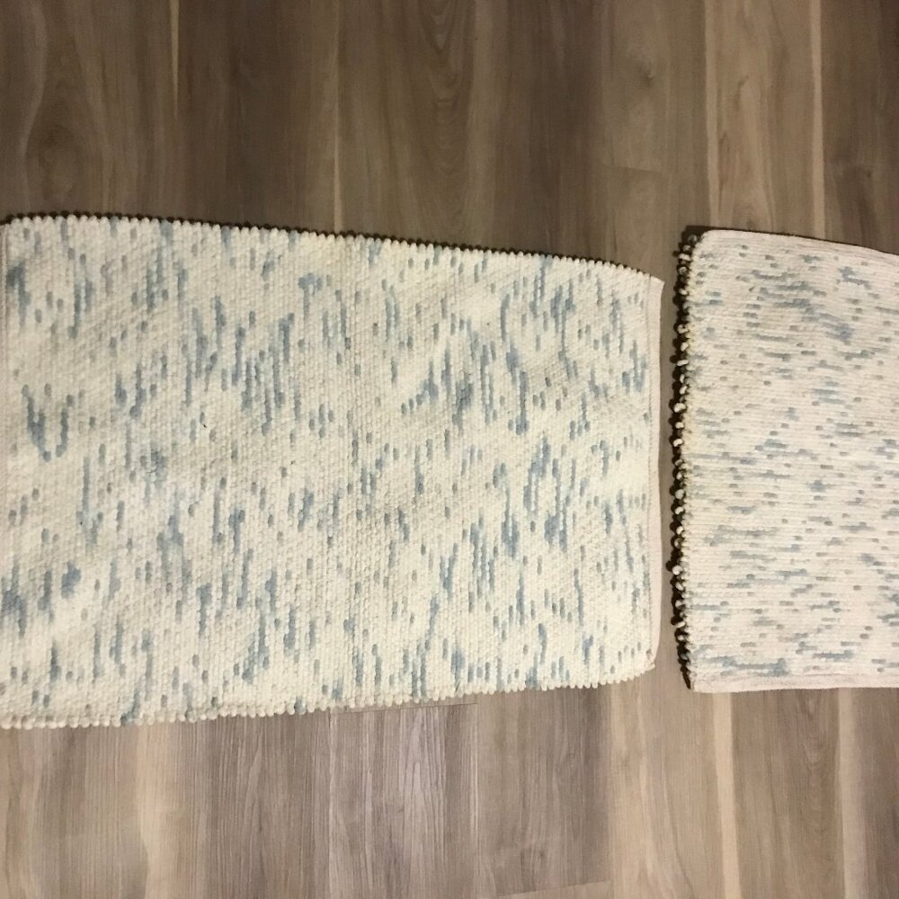 Chenille Looped Bath Rugs Set Of 2 - Picture 2 of 2